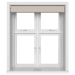 TradeChoice Blackout Beige Motorised Double Roller Blind