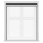 TradeChoice Blackout Black Motorised Double Roller Blind