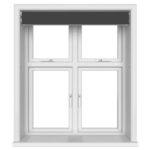 TradeChoice Blackout Black Motorised Double Roller Blind