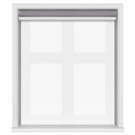 TradeChoice Blackout Charcoal Motorised Double Roller Blind