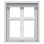 TradeChoice Blackout Charcoal Motorised Double Roller Blind