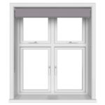 TradeChoice Blackout Charcoal Double Roller Blind