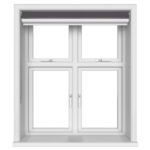 TradeChoice Blackout Dark Grey Double Roller Blind