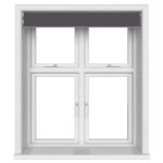 TradeChoice Blackout Dark Grey Motorised Double Roller Blind