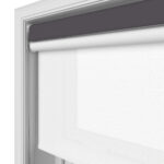 TradeChoice Blackout Dark Grey Double Roller Blind
