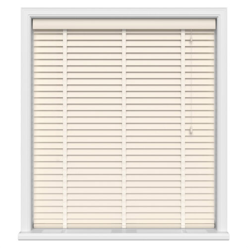 Perla Cream Real Wood With Tapes Motorised