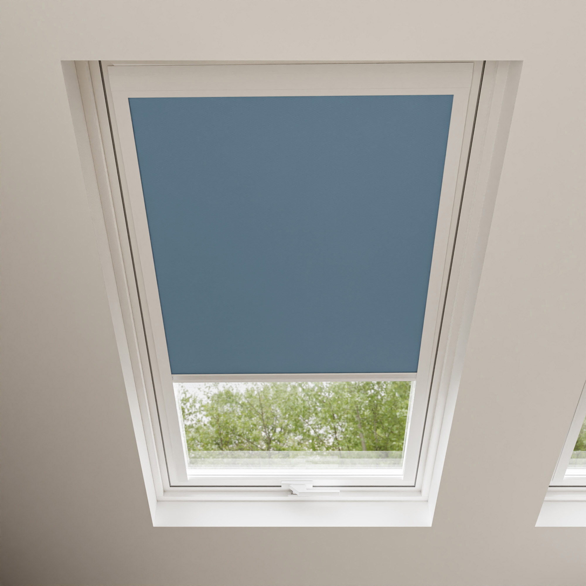 TradeChoice Blackout Denim Blind For Fakro