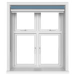 TradeChoice Blackout Denim Double Roller Blind