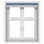 TradeChoice Blackout Denim Motorised Double Roller Blind
