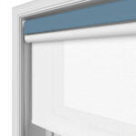 TradeChoice Blackout Denim Double Roller Blind