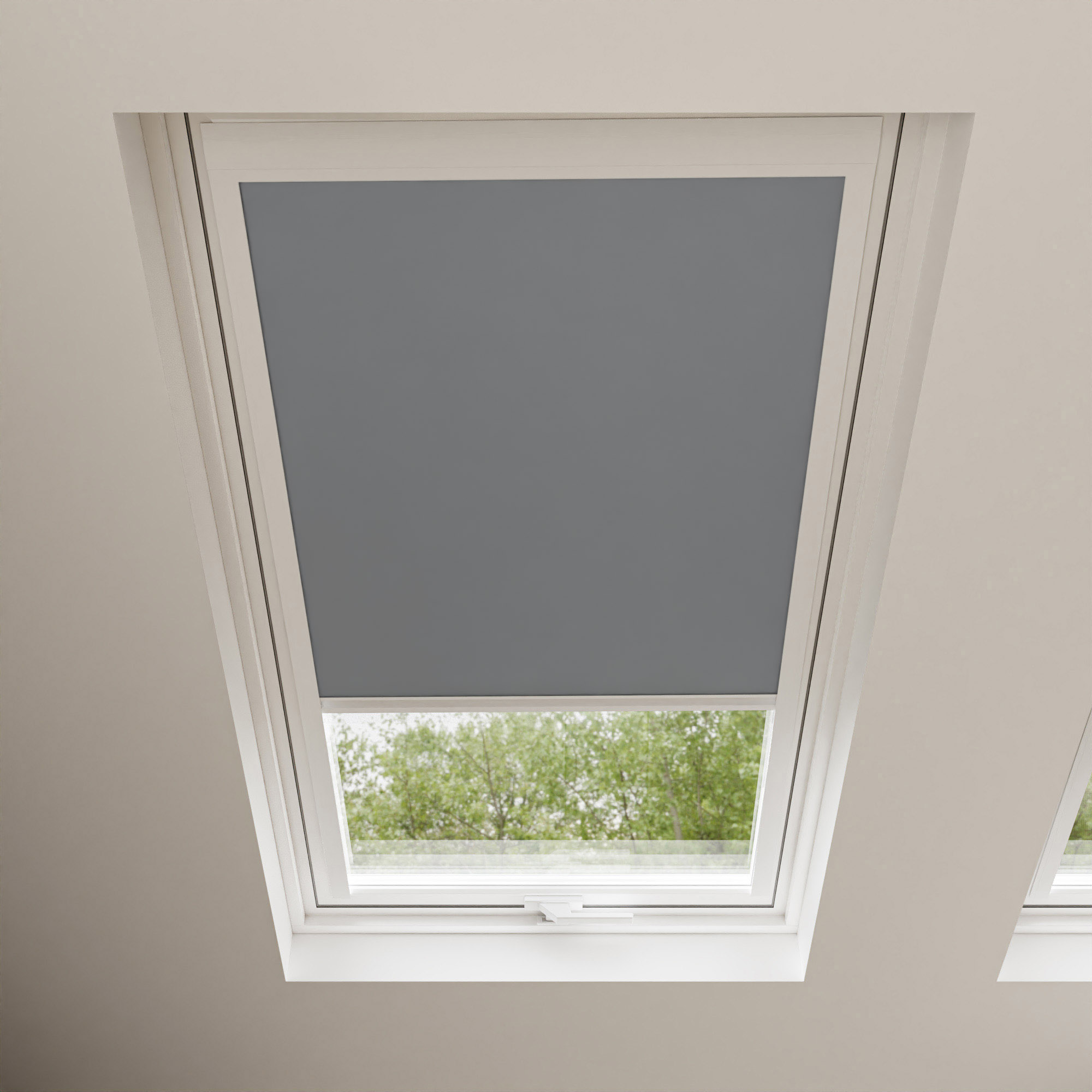 TradeChoice Blackout Flint Grey Blind For Dakstra