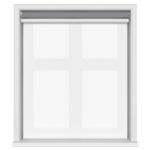 TradeChoice Blackout Flint Grey Motorised Double Roller Blind