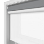 TradeChoice Blackout Flint Grey Motorised Double Roller Blind