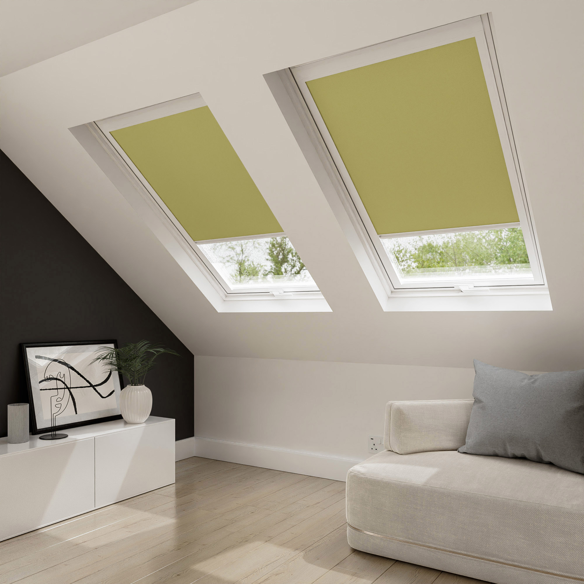 TradeChoice Blackout Green Blind For Keylite - Image 2