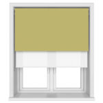 TradeChoice Blackout Green Double Roller Blind