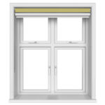 TradeChoice Blackout Green Double Roller Blind