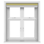 TradeChoice Blackout Green Motorised Double Roller Blind