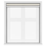 TradeChoice Blackout Ivory Motorised Double Roller Blind