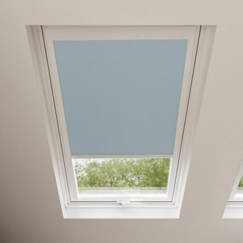 TradeChoice Blackout Light Blue Blind For Dakstra