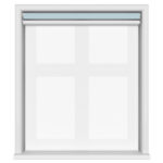 TradeChoice Blackout Light Blue Motorised Double Roller Blind