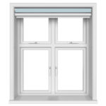 TradeChoice Blackout Light Blue Motorised Double Roller Blind