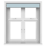 TradeChoice Blackout Light Blue Motorised Double Roller Blind