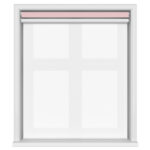 TradeChoice Blackout Pink Motorised Double Roller Blind
