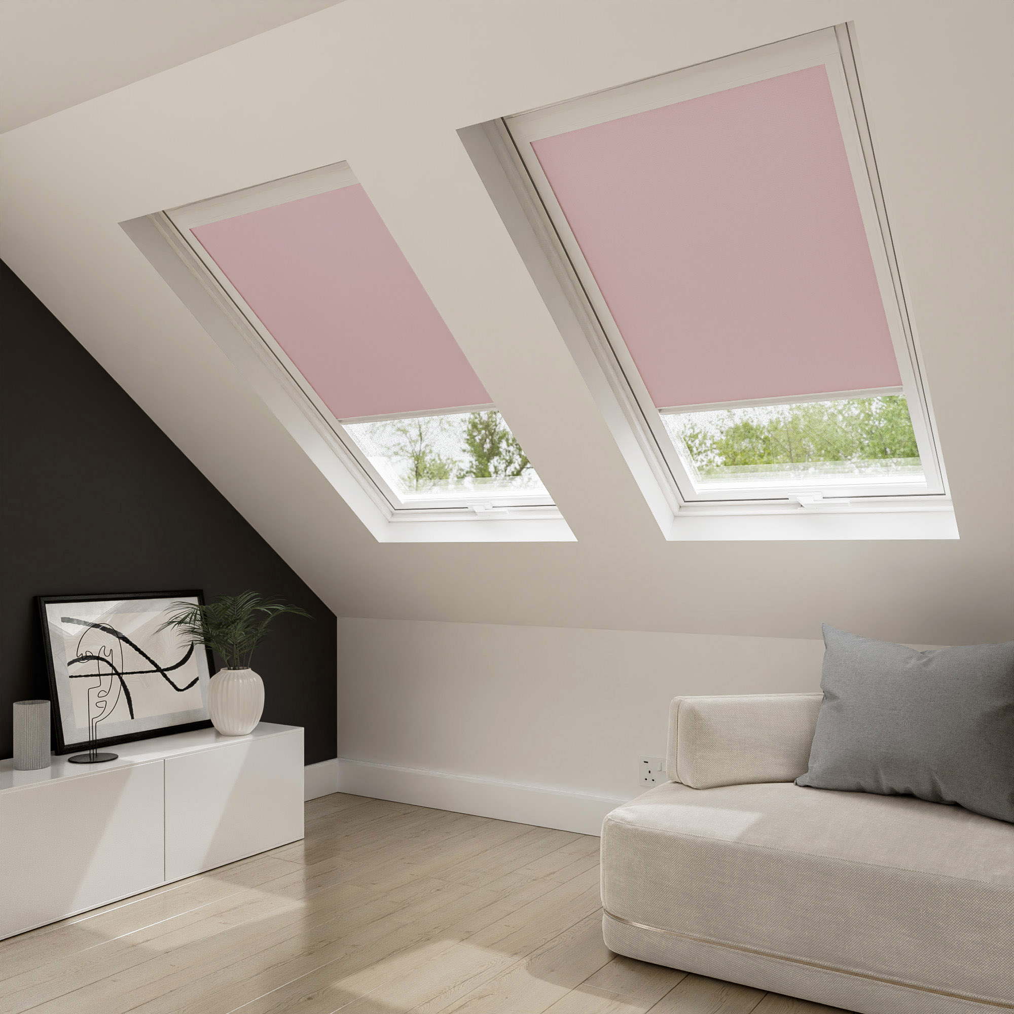 TradeChoice Blackout Pink Blind For Keylite - Image 2