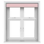 TradeChoice Blackout Pink Double Roller Blind