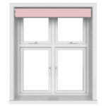 TradeChoice Blackout Pink Motorised Double Roller Blind