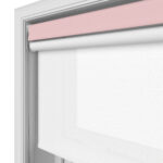 TradeChoice Blackout Pink Double Roller Blind