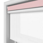 TradeChoice Blackout Pink Motorised Double Roller Blind