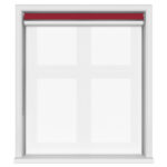 TradeChoice Blackout Red Double Roller Blind