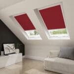 TradeChoice Blackout Red Blind For Velux