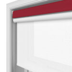 TradeChoice Blackout Red Double Roller Blind