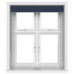 TradeChoice Blackout Royal Blue Double Roller Blind