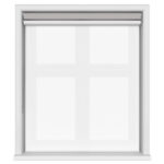 TradeChoice Blackout Silver Double Roller Blind