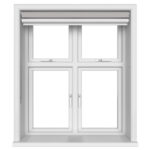 TradeChoice Blackout Silver Double Roller Blind