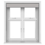 TradeChoice Blackout Silver Double Roller Blind