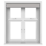 TradeChoice Blackout Silver Motorised Double Roller Blind