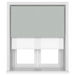 TradeChoice Blackout Slate Double Roller Blind