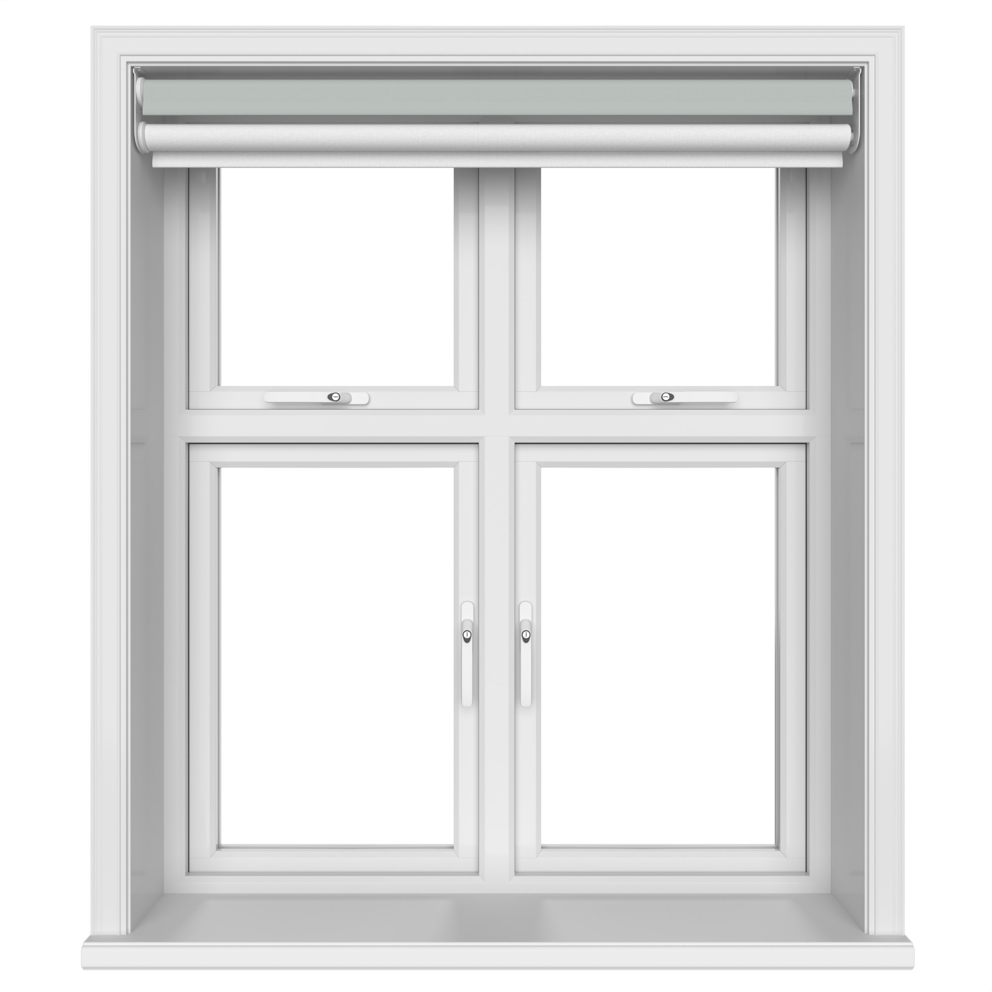 TradeChoice Blackout Slate Motorised Double Roller Blind - Image 4