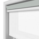 TradeChoice Blackout Slate Motorised Double Roller Blind