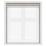 TradeChoice Blackout Stone Motorised Double Roller Blind