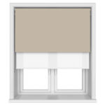 TradeChoice Blackout Stone Double Roller Blind