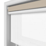 TradeChoice Blackout Stone Motorised Double Roller Blind