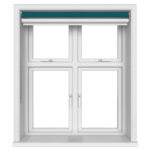 TradeChoice Blackout Teal Double Roller Blind