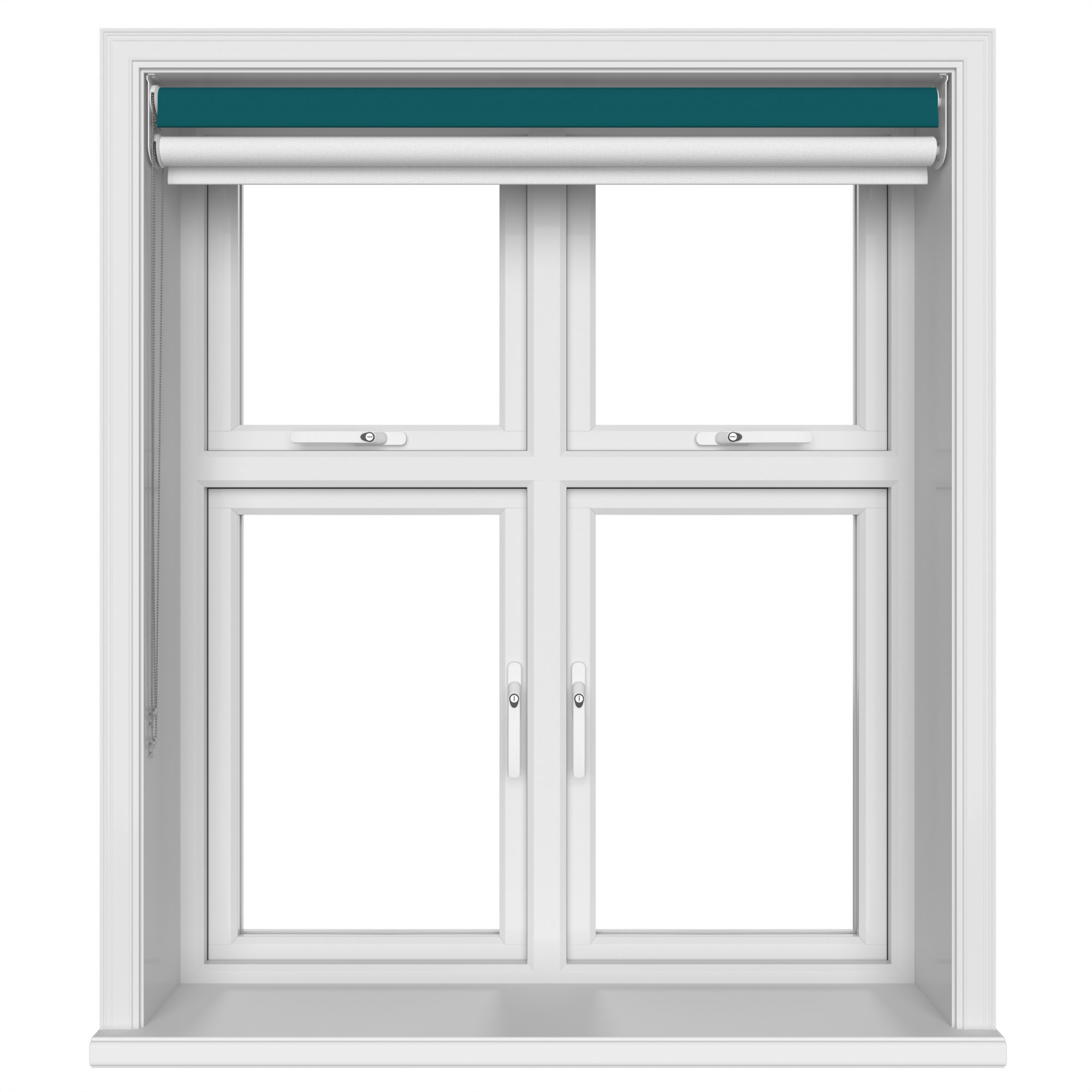 TradeChoice Blackout Teal Double Roller Blind - Image 4