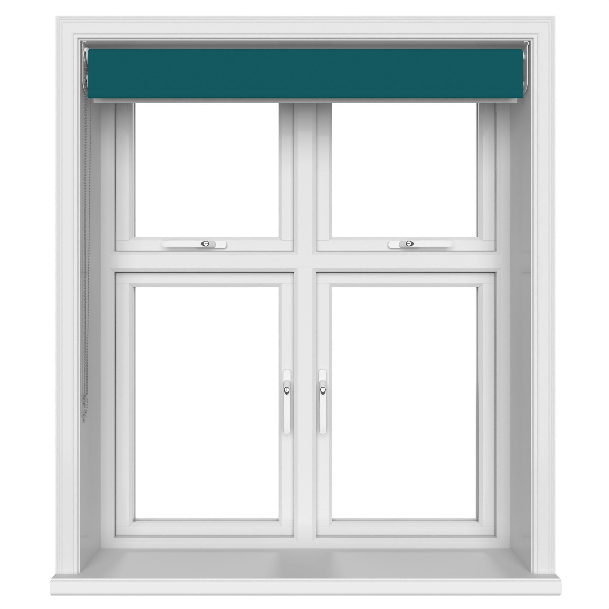 TradeChoice Blackout Teal Double Roller Blind - Image 5