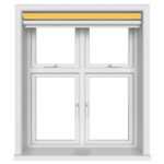 TradeChoice Blackout Yellow Motorised Double Roller Blind